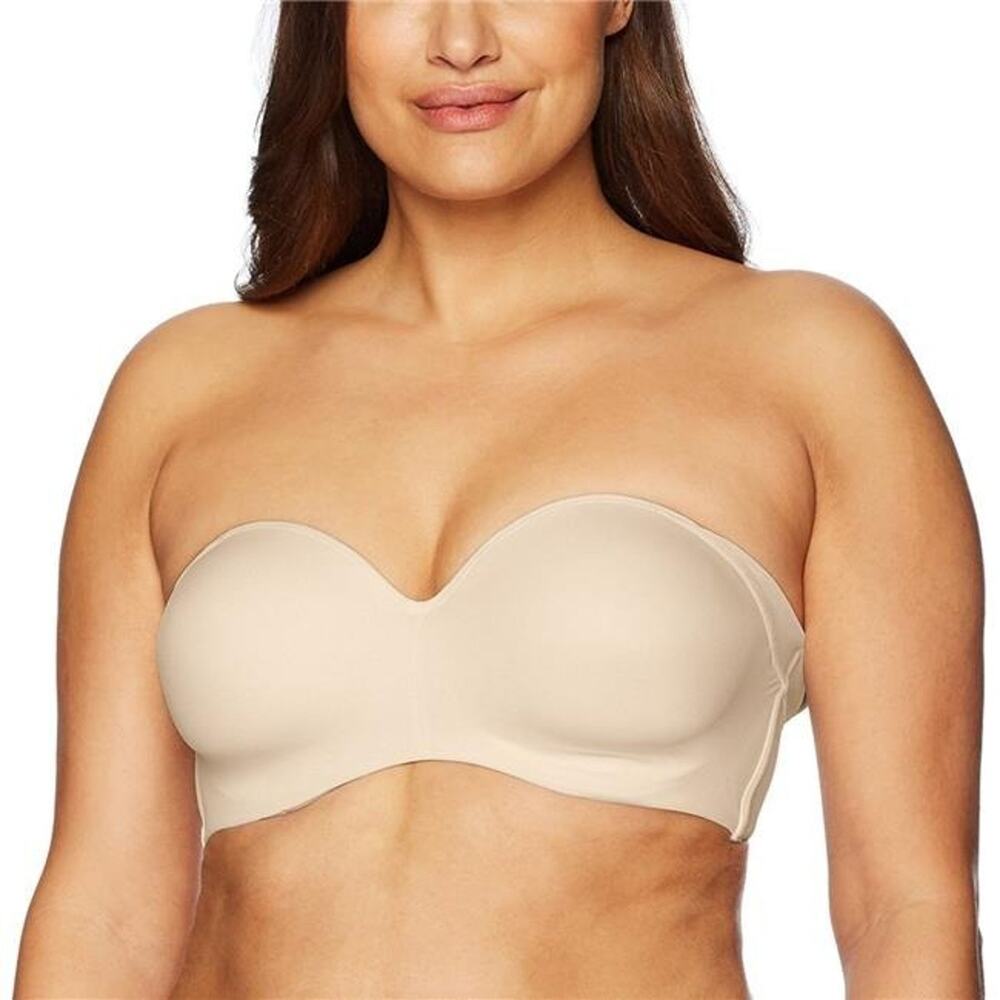 36D Bali Womens One Smooth U® Strapless Multiway Underwire Bra WHITE